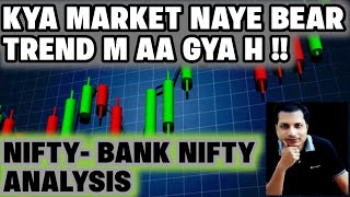 KYA MARKET NAYE BEAR TREND MEI AA GAYA H !! 08-04-2025 !! NIFTY BANK NIFTY ANALYSIS !!