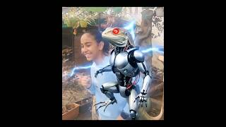 My AI Powers Turned Him Into A RoboLizard!#aishorts #aianimation #aivlog001