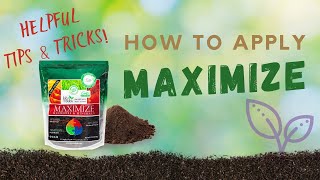 Organic Soil Amendments | How To Apply John & Bob's MAXIMIZE
