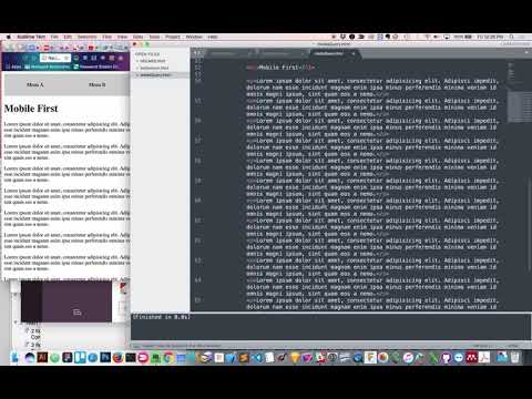 Learning CSS: Mobile Fixed Nav using FlexBox (Responsive)