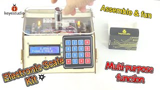 KEYESTUDIO 丨KS0345 Electronic Scale Kit-Customize your own scale#coding #stem #electronic