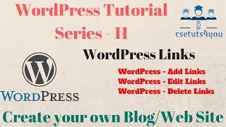 WordPress Tutorial Series - 11 WordPress Linking