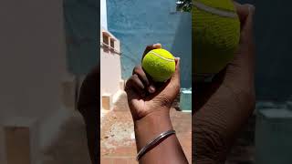 (Varun chakaravarthy)googly bowling technique in tennis ball.#cricketshorts