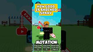 How Good Is Mutation Spray Shocked #roblox #growagarden #viral