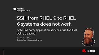 RHEL 9 to RHEL 6 SSH or 3rd party services fail due to SHA1 being disabled