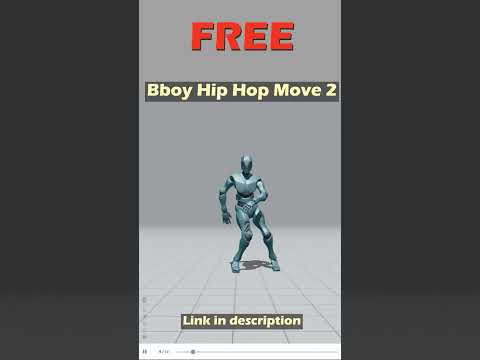 Bboy Hip Hop Move 2. Free Mixamo animation for Daz Studio's Genesis 9.