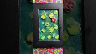 Mesmerizing lotus pond resin art#Shorts #ResinArt #LotusPond #DIYResin #KoiFishArt #SatisfyingArt