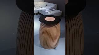 Unboxing log dining table