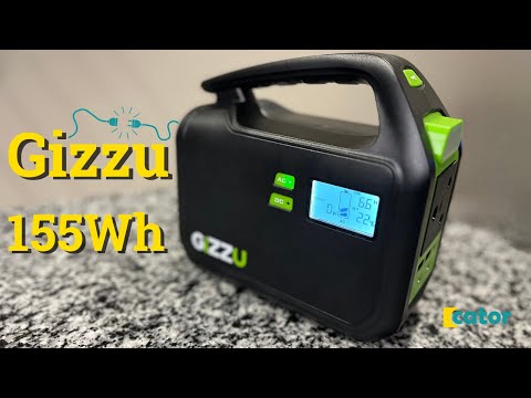 Gizzu 155Wh Portable Power Station - Unbox and Test  - Load-shedding