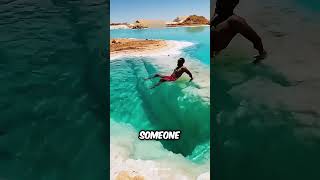 What happens if you try to swim in the Dead Sea? 😱