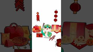 “巳巳如意，升升不息”祝大家除夕快乐！ #蛇年大吉 #巳升升 #拟人