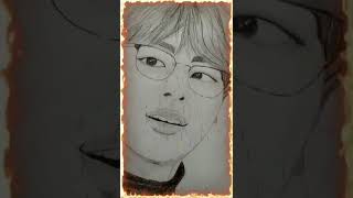 BTS wwh jin old drawing#bts #btsdrawing #btsshorts#btswwhjin 💜💜💜