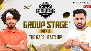 [HINDI] iQOO Battleground Series 2025 | GROUP STAGE - Day 3 #QuestForGlory #iQOONeo10