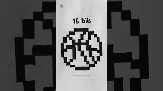 quarter bit, half bit, 1 bit, 2 bits, 4 bits, 8 bits, 16 bits, 32 bits, 64 bits #shorts #pixelart