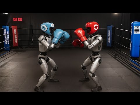 World's First Humanoid Robot Boxing Livestream is Insane