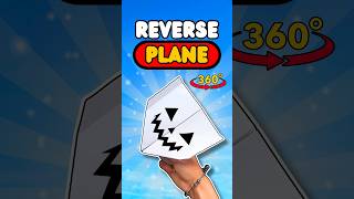Paper Plane that really comes back🤗🪃💯How to make boomerang plane #shorts #craft #paper #origami #diy