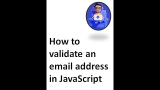 How to validate an email address in JavaScript | format of email writing interview questions