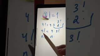Why 0!=1 #maths #mathematics #riyaziyyat