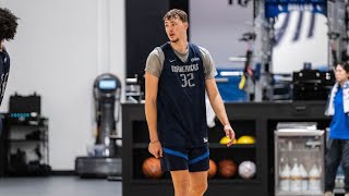 Cooper Flagg Shoots After Dallas Mavericks Summer League Practice + Sharpe, Nembhard & Kelly