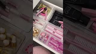 Beginner nail tech desk tour #nails #nailartdesignsathomewithouttools #nailart #naildesign #nailtech