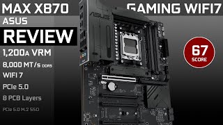 ASUS MAX X870 GAMING WIFI7: Back to the essential, maybe a little too much.