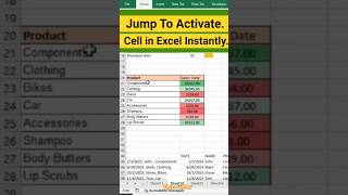 Jump to Active Cell in Excel Instantly! 🔙