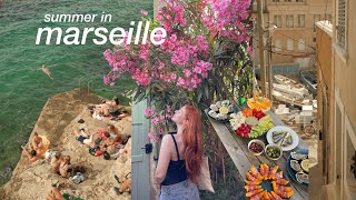 summer in marseille vlog 🐚 beaches, food, and first impressions of the south of france