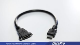 DataPro Panel Mount HDMI High Speed +Ethernet Extension Cable