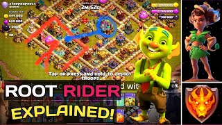 Root rider attack✅EASY Explained🔴with Valkyrie Druid Overgrowth spell_Legend League (clash of clans)