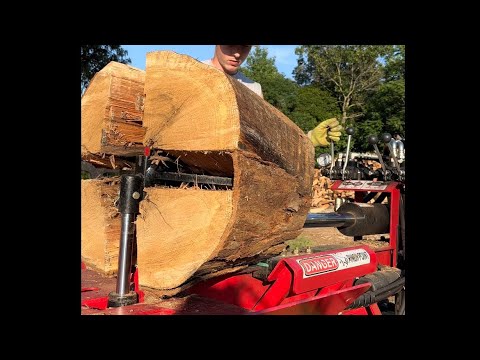 Wolferidge 28c Splitting Oak Firewood