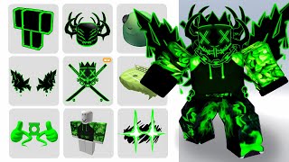 OMG! 35+ FREE GREEN ROBLOX ITEMS AND FREE ITEMS ON ROBLOX 2025