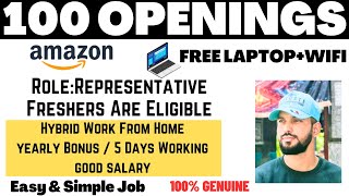 🚚 Amazon Hiring: Transportation Representative 🧾 | Easy & Simple Job ✅ | Freshers Eligible 🎓