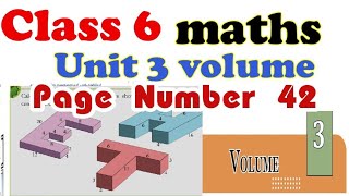 Class 6 Maths chapter 3 volume page number 42 #class6_maths_chapter3_volume_pagenumber42#std6_volum