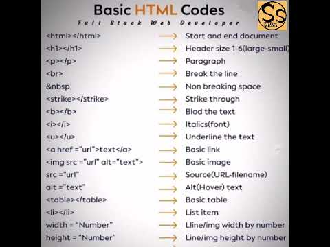 Start your Web Development journey here!Learn the most basic HTML tags