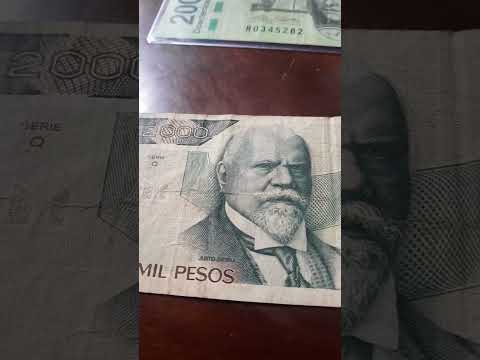 Doscientos and Dos mil pesos banknote #Mexico 🇲🇽 #banknotes
