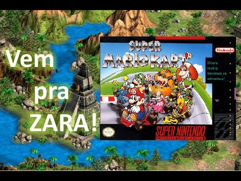 Super Mario Kart - SNES - tentando zerar