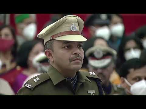 Deputy Commandant RAHUL MATHUR CRPF AWARDED WITH KIRTI CHAKRA FROM PRESIDENT #crpf #shorts