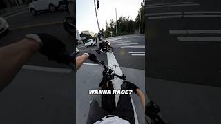 Ninja 250 vs. 72v E-Bike 😳 #surron #ebike