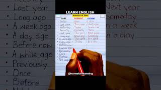 Time Words: BOOST Your Vocabulary! ✍️#LearnEnglish #englishvocabulary #shorts #english #fyp #grammar