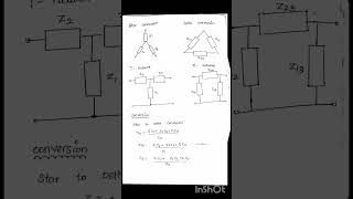 Network theory|delta connection|star connection|star to delta conversion|delta to star conversion