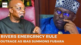 Rivers Emergency Rule: Outrage as Sole Administrator Ibas Summons Fubara