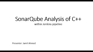 SonarQube Analysis of C++ source Code #sonarqube