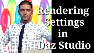 🔥(Fast) Rendering Settings in Daz Studio