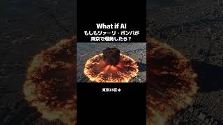 【What if AI】もし史上最大の核が東京を襲ったら？｜Tsar Bomba, Alternate Future, Post-Apocalyptic Japan #Shorts