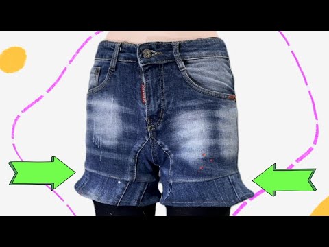 Transform jeans for a girl with personality. Simple - Save money.