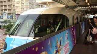 16.07.2018 東京迪士尼度假區線 35週年彩繪列車 迪士尼樂園站進站
