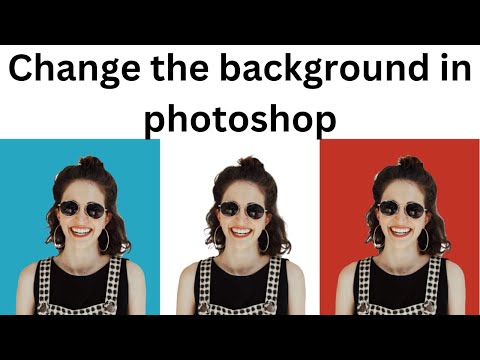 How to change the background of photo in photoshop