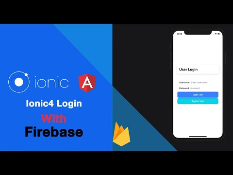 #4 Firebase ionic 4 login (TODAY)
