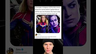 In Avengers: Endgame (2019), Brie Larson filmed her scenes before Captain Marvel (2019)