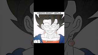 Vegito cooked kefla 💀 || Dragon ball fan animation || #shorts #fananimation